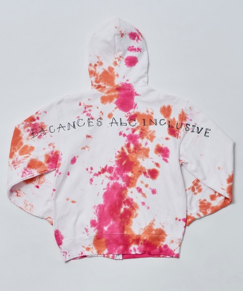 BACANCES ALL INCLUSIVE（バカンサスオールインクルーシブ）の「BLC ZIP TIE DYE HOODIE[ALEX LOGO]（パーカー・メンズ・ピンク/ブルー・L/XL）」の12枚目の写真