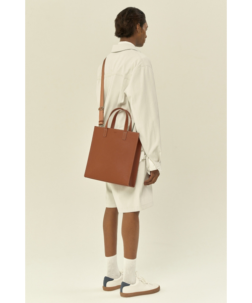 PROXY.L（プロキシエル）の「Square tote bag (Regular/Brown)（トートバッグ・メンズ・その他・FREE）」の3枚目の写真