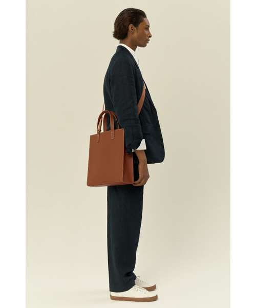 PROXY.L（プロキシエル）の「Square tote bag (Regular/Brown)（トートバッグ・メンズ・その他・FREE）」の5枚目の写真