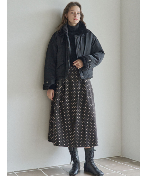 AVANT-G(アバン)の「Modern Fur Short Padding Jumper - BLACK(ダウンジャケット/コート・レディース・その他・FREE)」の5枚目の写真