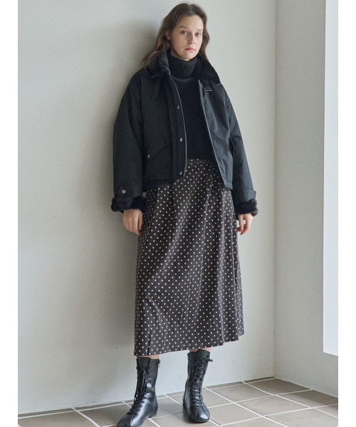 AVANT-G(アバン)の「Modern Fur Short Padding Jumper - BLACK(ダウンジャケット/コート・レディース・その他・FREE)」の6枚目の写真