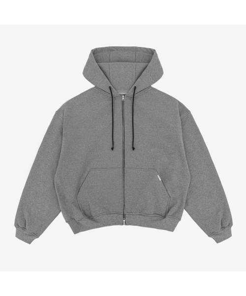 D.PRIQUE(ディープリーク)の「オーバーサイズフルジップ - ヘザーグレー(パーカー・メンズ・その他・MEDIUM/LARGE)」の1枚目の写真