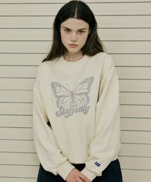 BUTTERFLY SWEATSHIRTS (CREAM)