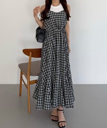 callautia（カラウティア）の「バイカラードロストリボンキャミワンピース（ワンピース）」