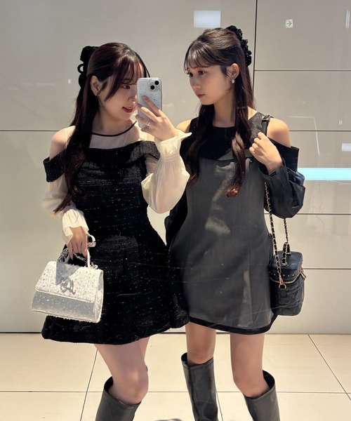 セール】【2WAY仕様】ミニワンピース（ワンピース）｜one after