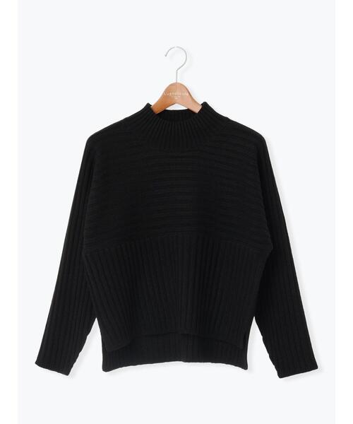 Lugnoncure（ルノンキュール）の「リブ切替ボトルネックニット（ニット/セーター・レディース・イエロー/グリーン/ブルー/グレー/ブラック・F）」の20枚目の写真