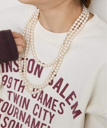 SLOBE IENA | 《追加4》SLOBE ロングパールネックレス(ネックレス)