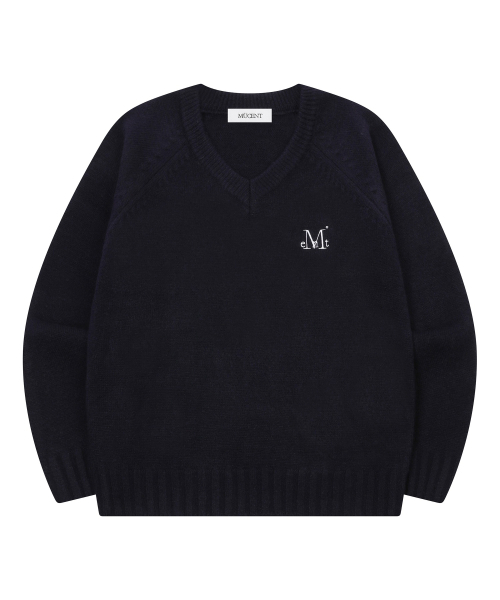 MUCENT(ムセント)の「ノアール ナグラン Vネックニット (3カラー)(ニット/セーター・レディース・ネイビー/Beige/グレー・FREE)」の13枚目の写真