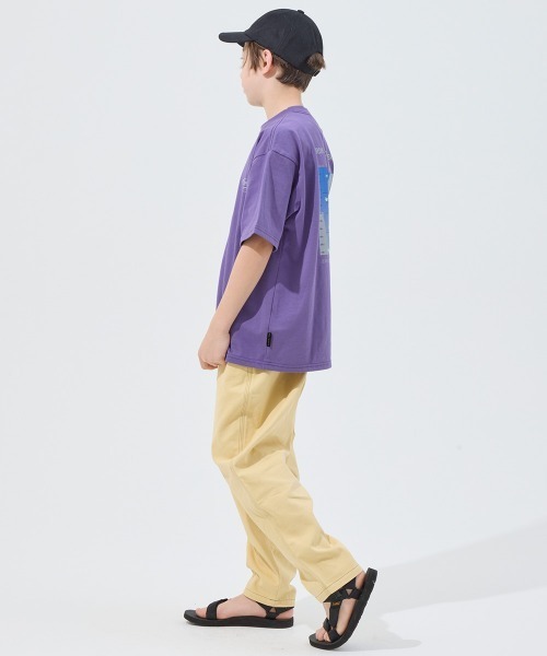 KRIFF MAYER Kid's Collection（クリフメイヤーキッズコレクション）の「【吸水速乾】COOL MAX 半袖T(深海)（Tシャツ/カットソー・キッズ・パープル/ブラック/オフホワイト/ベージュ・170/160/150/140/130/120）」の7枚目の写真