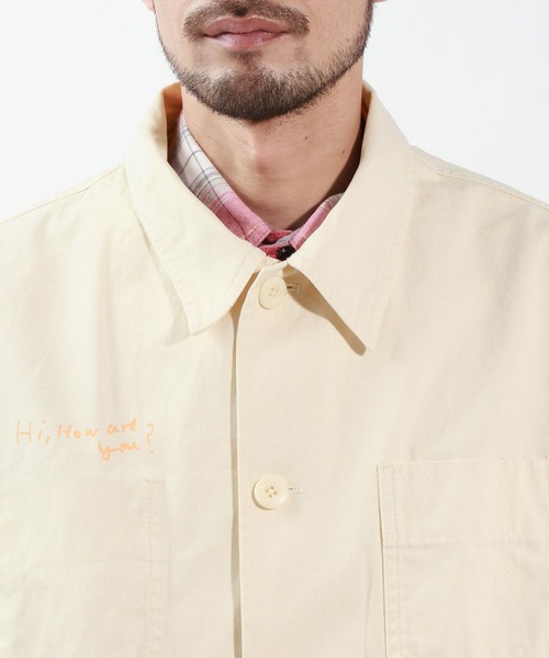 BAYFLOW(ベイフロー)の「レタリングカバーオール(カバーオール・メンズ・オフホワイト/カーキ・MEDIUM/LARGE)」の12枚目の写真