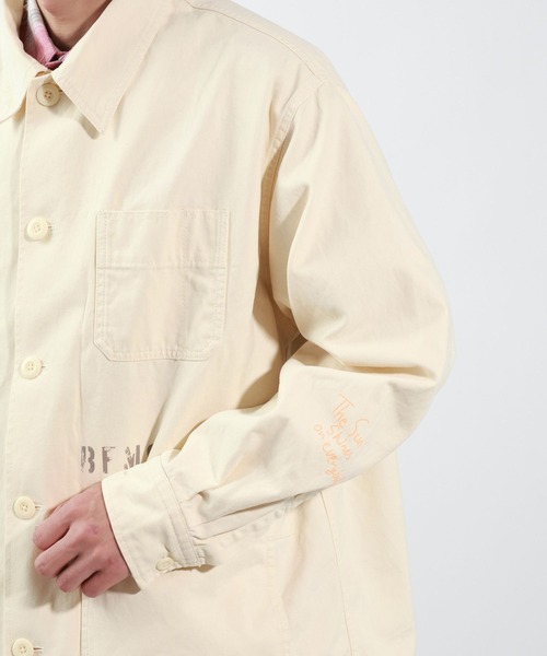 BAYFLOW(ベイフロー)の「レタリングカバーオール(カバーオール・メンズ・オフホワイト/カーキ・MEDIUM/LARGE)」の14枚目の写真