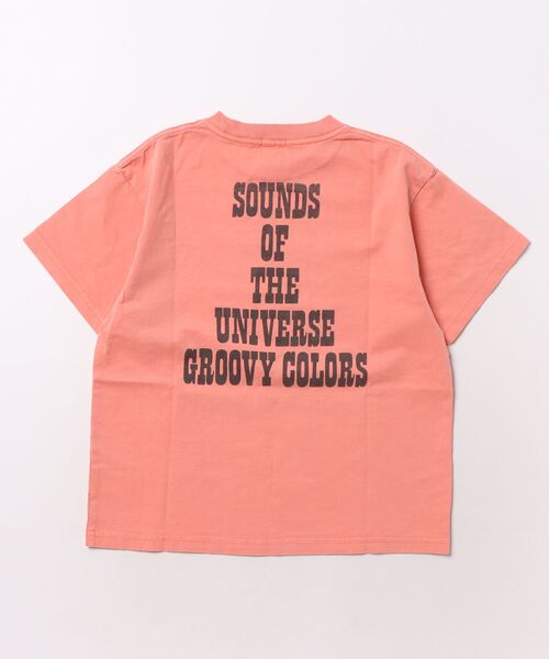 GROOVY COLORS（グルービーカラーズ）の「Over-dyed SNOOPY Tee（Tシャツ/カットソー・キッズ・オレンジ・145/135）」の2枚目の写真