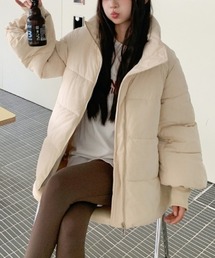 Mela（メラ）の「中綿ハイネック コーデュロイダウンジャケット（ダウンジャケット/コート）」