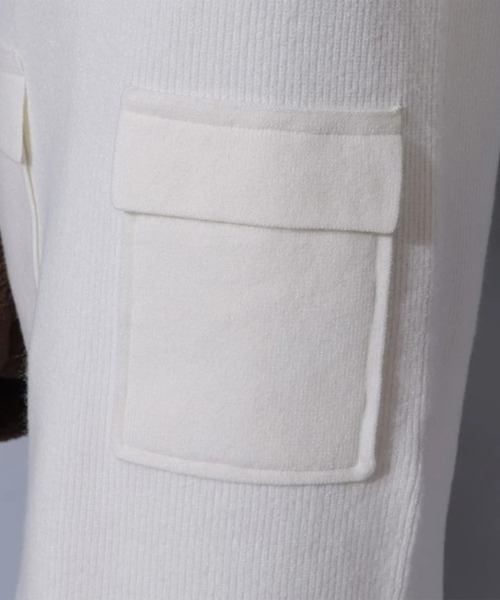 ハーフジップミニニットワンピース（ワンピース）｜Arpege story