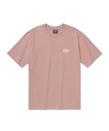 TEDDYISLAND（テディアイランド）の「Sレタリングロゴテディ半袖インディピンク（Tシャツ/カットソー）」