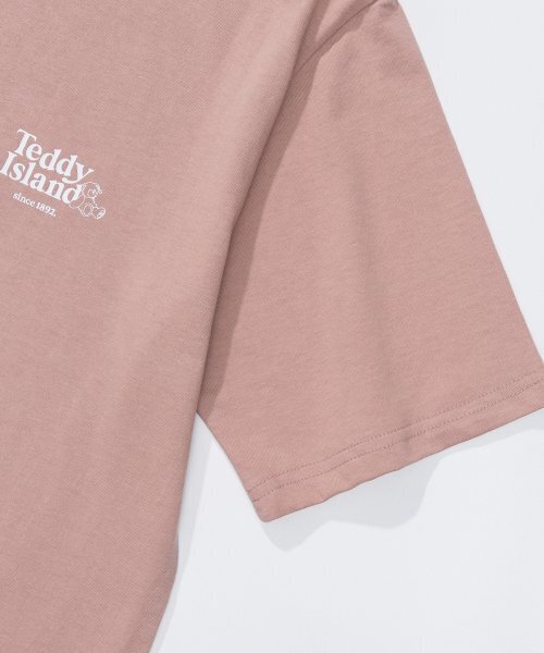 TEDDYISLAND(テディアイランド)の「Sレタリングロゴテディ半袖ピンク(Tシャツ/カットソー・メンズ・その他・MEDIUM/LARGE)」の4枚目の写真