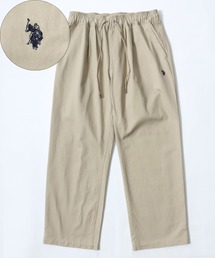 U.S.POLO ASSN.（ユーエスポロアッスン）コットンツイルイージーパンツ/ワイドテーパード