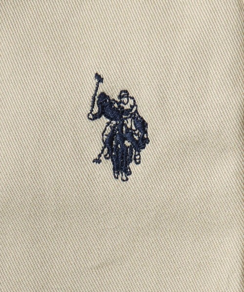 U.S. POLO ASSN.(ユーエスポロアッスン)の「U.S.POLO ASSN.(ユーエスポロアッスン)コットンツイルイージーパンツ/ワイドテーパード(チノパンツ・メンズ・ブラック/アイボリー/ベージュ・M/L)」の12枚目の写真