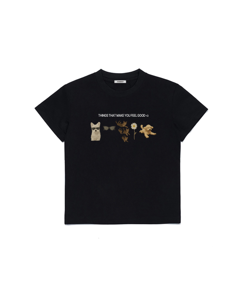 COSO(コソ)の「(w) コソ フィリング グッド クロップTシャツ(ホワイト)(Tシャツ/カットソー・メンズ・ホワイト・S/M)」の2枚目の写真