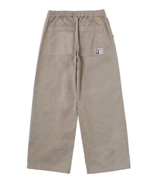 X-girl（エックスガール）の「FACE LABEL LOOSE FIT EASY PANTS（その他パンツ・レディース・ブラック/ベージュ/ピンク・S/M）」の6枚目の写真