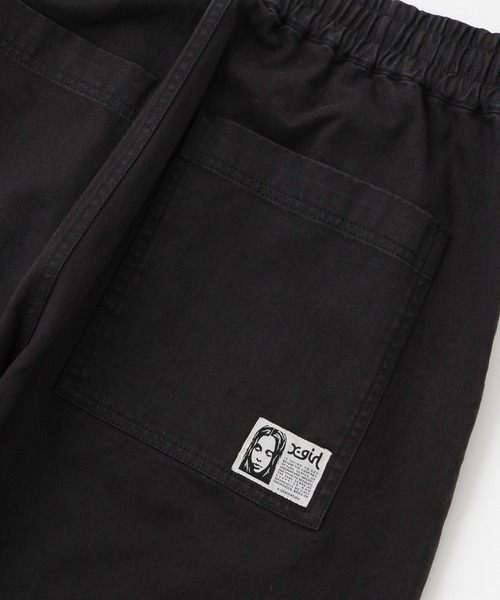 X-girl（エックスガール）の「FACE LABEL LOOSE FIT EASY PANTS（その他パンツ・レディース・ブラック/ベージュ/ピンク・S/M）」の10枚目の写真