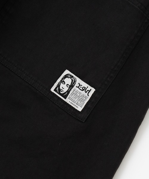 X-girl（エックスガール）の「FACE LABEL LOOSE FIT EASY PANTS（その他パンツ・レディース・ブラック/ベージュ/ピンク・S/M）」の11枚目の写真