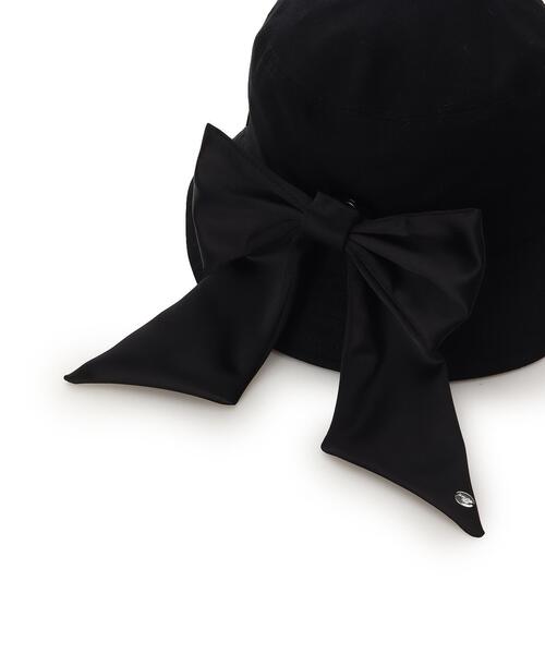 SAMANTHAVEGA（サマンサベガ）の「SAMANTHAVEGA×「VARZAR（バザール）」コラボコレクション リボン付きバケットハット（その他・レディース・ブラック・FREE）」の3枚目の写真