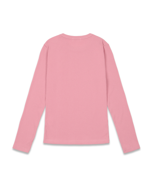 MACKY(マッキー)の「デイジーパッチスリムTシャツピンク(Tシャツ/カットソー・レディース・その他・1/2)」の3枚目の写真