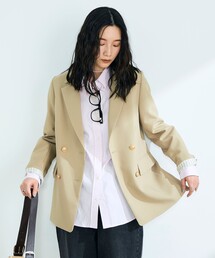 fredy emue（フレディエミュ）の「【3サイズ展開/オンオフ使える】ダブルブレストジャケット（テーラードジャケット）」