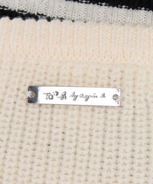To b. by agnes b.(トゥービーバイアニエスベー)の「コットン サイドリボン ベスト(ベスト・レディース・ホワイト・FREE)」の5枚目の写真