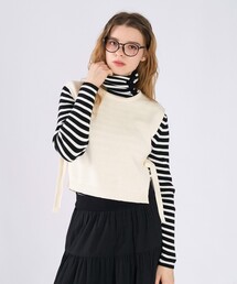 To b. by agnes b. | コットン サイドリボン ベスト(ベスト)