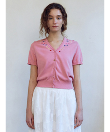 SIENNE（シエンヌ）の「Marie Cardigan (Pink)（カーディガン/ボレロ）」