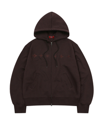 S'EST（エスイーエスティー）の「Star Hoodie Zip Up Brown（パーカー）」