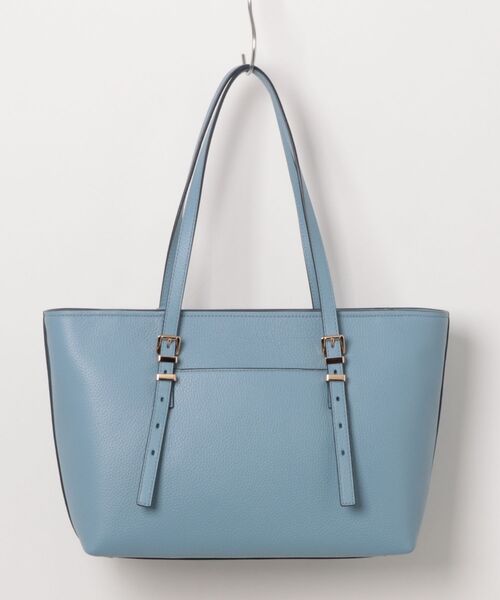 MICHAEL KORS(マイケルコース)の「QUINN ぺブルレザー トップジップ トート ミディアム(トートバッグ・レディース・ブルー系・FREE)」の7枚目の写真