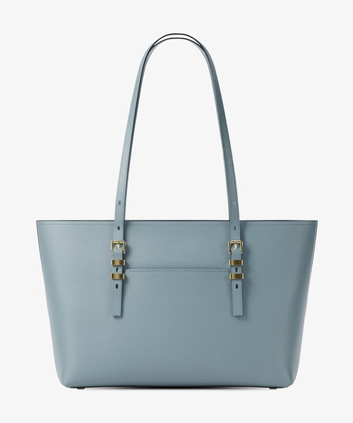 MICHAEL KORS(マイケルコース)の「QUINN ぺブルレザー トップジップ トート ミディアム(トートバッグ・レディース・ブルー系・FREE)」の4枚目の写真