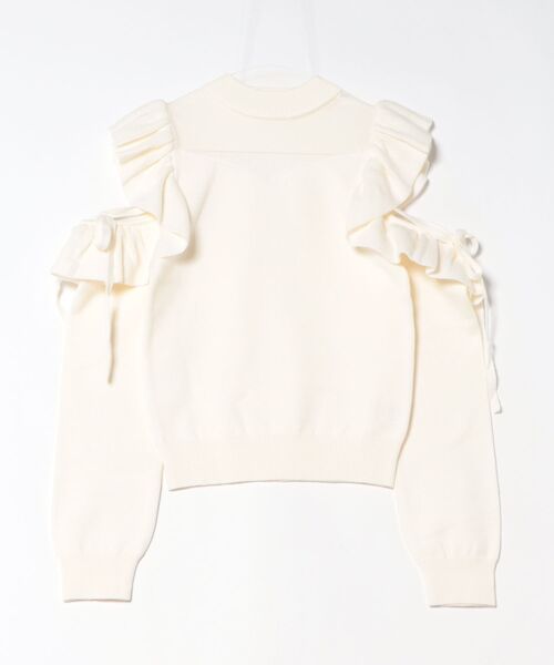 apres jour（アプレジュール）の「デコルテチュールニット（ニット/セーター・レディース・ブラック/アイボリー/グレイッシュベージュ・フリー/X-LARGE）」の21枚目の写真