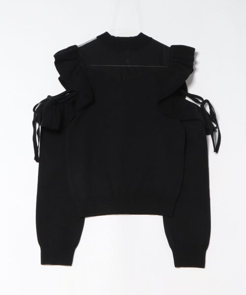 apres jour（アプレジュール）の「デコルテチュールニット（ニット/セーター・レディース・ブラック/アイボリー/グレイッシュベージュ・フリー/X-LARGE）」の22枚目の写真