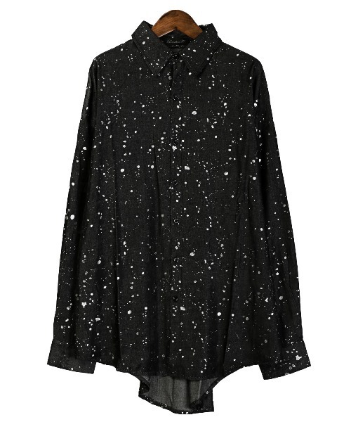 revertical(リバーティカル)の「revertical(リバーティカル)ラメペイントプリント長袖シャツ(シャツ/ブラウス・メンズ・グレー/ブラック・L/M)」の11枚目の写真
