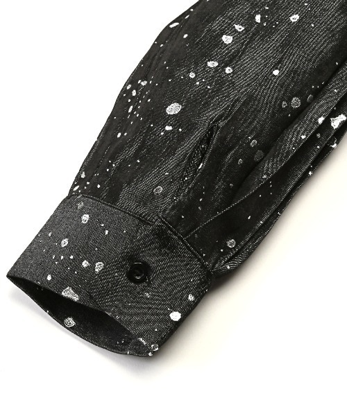 revertical(リバーティカル)の「revertical(リバーティカル)ラメペイントプリント長袖シャツ(シャツ/ブラウス・メンズ・グレー/ブラック・L/M)」の15枚目の写真