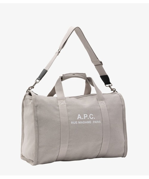 A.P.C.（アーペーセー）の「GYM BAG RECUPERATION/ジムバッグ（ボストンバッグ・メンズ・ライトグレー・ONESIZE）」の5枚目の写真