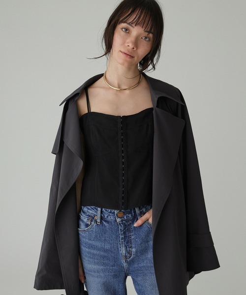 BABYLONE（バビロン）の「シアービスチェ（キャミソール・レディース・アイボリー/ブラック・フリー）」の12枚目の写真