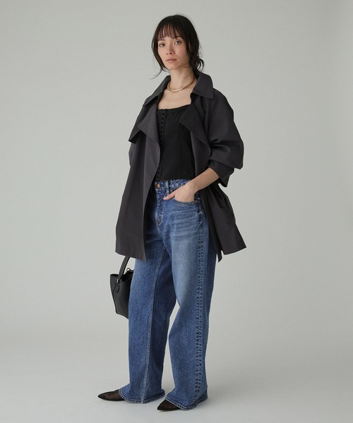 BABYLONE（バビロン）の「シアービスチェ（キャミソール・レディース・アイボリー/ブラック・フリー）」の4枚目の写真