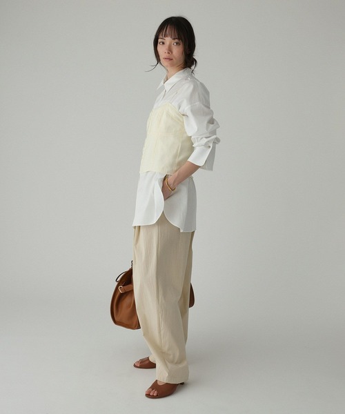 BABYLONE（バビロン）の「シアービスチェ（キャミソール・レディース・アイボリー/ブラック・フリー）」の21枚目の写真