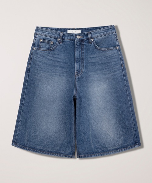 DUNST（ダンスト）の「【DUNST】デニムショーツ RELAXED BERMUDA DENIM SHORTS（デニムパンツ・レディース・インディゴブルー/ライトブルー・M/S）」の9枚目の写真