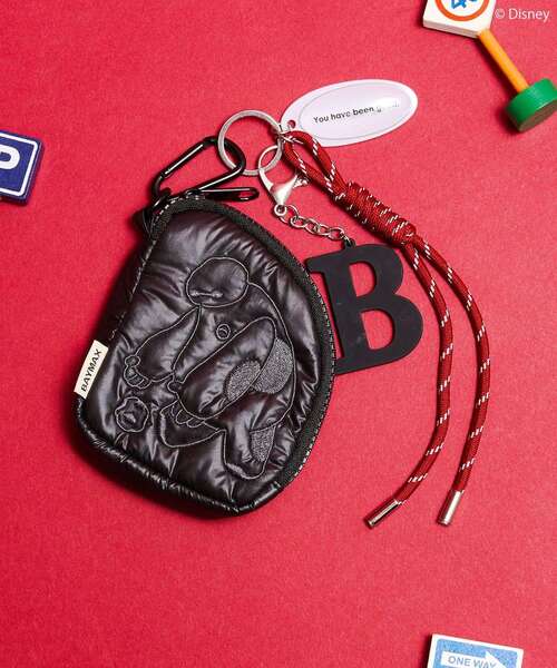 AMERICAN HOLIC（アメリカンホリック）の「【BAYMAX】パフィーポーチ（ポーチ・レディース・ホワイト/ブラック/レッド・FREE）」の5枚目の写真