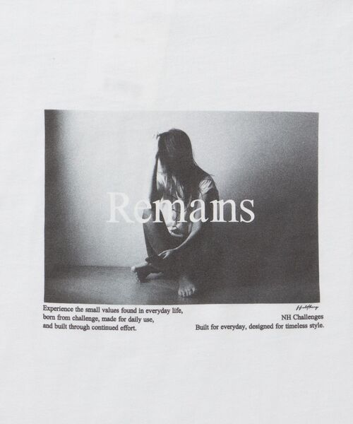 FFEIN(フェイン)の「【FFEIN(フェイン)】モノトーンフォトプリントショート丈Tシャツ / Tシャツ クルーネック 半袖 プリント フォト 【短丈】(Tシャツ/カットソー・メンズ・ブラック/アッシュグレー/ホワイト・LARGE/MEDIUM/SMALL)」の9枚目の写真