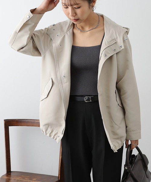 COLONY 2139（コロニートゥーワンスリーナイン）の「2機能マウンテンパーカー（マウンテンパーカー・レディース・アイボリー/ブラック・FREE）」の4枚目の写真