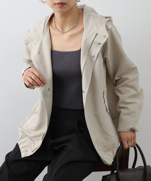 COLONY 2139（コロニートゥーワンスリーナイン）の「2機能マウンテンパーカー（マウンテンパーカー・レディース・アイボリー/ブラック・FREE）」の3枚目の写真