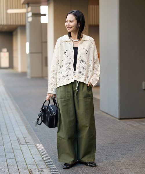 JOURNAL STANDARD(ジャーナルスタンダード)の「ネイティブジャガードシャツ(ニット/セーター・レディース・グリーン/ブラウン/アイボリー・FREE)」の4枚目の写真