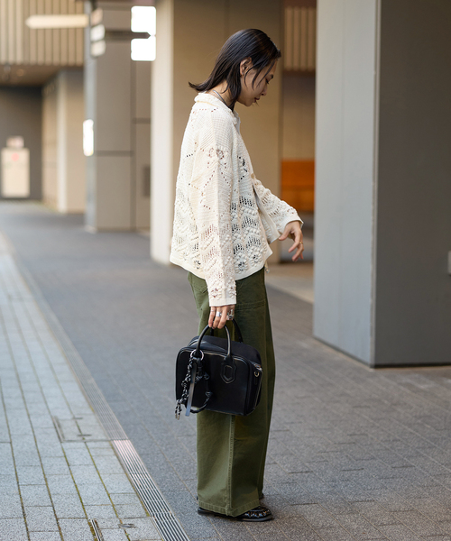 JOURNAL STANDARD(ジャーナルスタンダード)の「ネイティブジャガードシャツ(ニット/セーター・レディース・グリーン/ブラウン/アイボリー・FREE)」の6枚目の写真